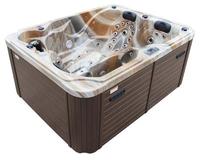 China New Fashion Massage 3 Person Freestanding Hot Tub Spa for sale