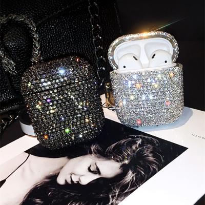 China For AirPods pro 2021 Luxury Custom Hard Designer The New Bling Apple Diamond Cover Case For Airpods 2 3 pro for sale