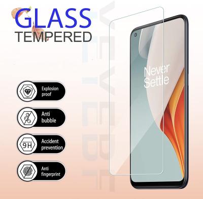 China Mobile Phone Screen Protector For OnePlus Nord N100 N200 N10 5G HD Free Space Friendly Tempered Glass Anti Scratch Case Bubble Free for sale