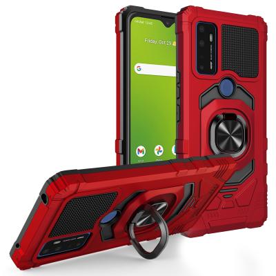 China Design Phone Airbag Case For Cricket Dream 5G Icon 3 Ovation 2 Rugged Kickstand Airbag Cell Phone Case Shockproof Bumper Cover for sale