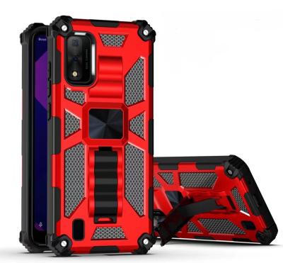 China Heavy Duty Anti-fall For Wiko Tower 2 3 U520 U614A Case Phone Cover PC Stand Up Shockproof Protective Bumper Mobile Case Covers for sale