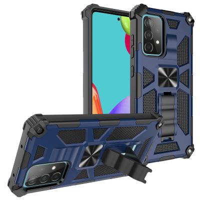 China Shockproof For Revvl T-mobile V Plus Magnetic 5G Phone Case Car Mount With Kickstand PC TPU Shockproof Cover for sale