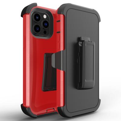 China TPU PC Defender Phone Cases With Belt Clip Kickstand Cover For Iphone 13 12 mini 11 pro XR max 8 7 6 plus for sale