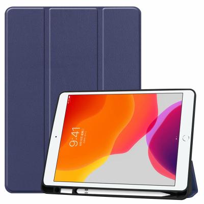 China Triple Wake Auto Sleep Case For iPad 7th 8th Generation 2019 2020 Stand Wake Auto Sleep Triple Slim Hard Protective Shell Covers for sale