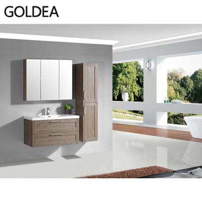 China Wholesale Contemporary Hot Sale Porcelain Bathroom Cabinets Modern Bathroom Vanity for sale