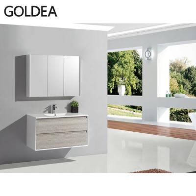 China Modern Hot Selling Modern Bathroom Vanity Wall Mounted Cabinet with Shave Cabinet for sale