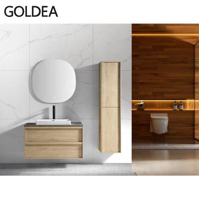 China Modern Simple Luxury Custom Made Hotel Bathroom Vanity Vanities Bathroom Furniture for sale