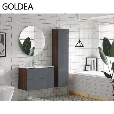 China 2021 Modern Environmental New Design Modern Bathroom Cabinet Bathroom Vanity Furniture for sale