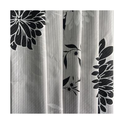 China Factory price anti-static striped printing pongee cheap 75D nylon pongee fabric for sale