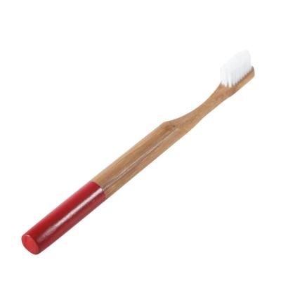 China China Disposable 100% Organic Eco-friendly Soft Bamboo Toothbrush for sale