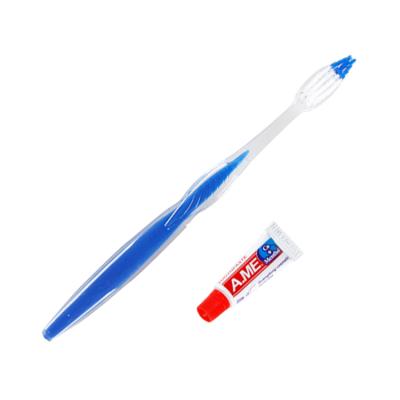 China Disposable Dental Kit Cheap Hotel Disposable Toothbrush With Toothpaste for sale