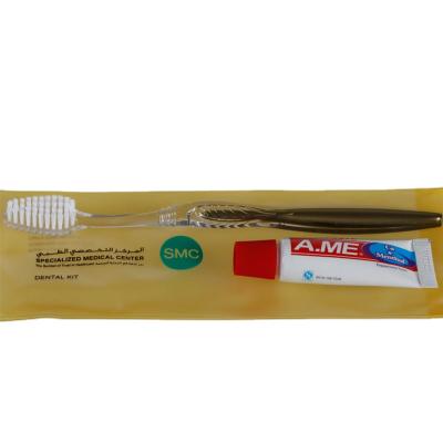 China 610/612 Nylon/Customized Wholesale Toothbrushes Travel Toothbrush Hotel Cheap Disposable Toothbrush With Toothpaste for sale