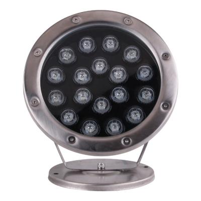 China 100% Waterproof High Quality IP68 Round Shape 304 Stainless 24V 3W 6W 9W 12W 18W 24W 36W Submerible LED Pool Light for sale