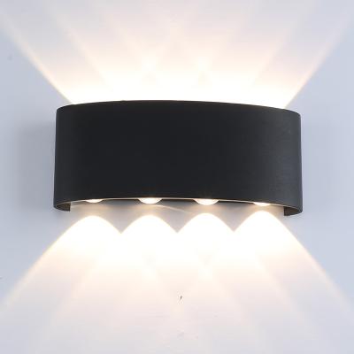 China Up& Down LED Wall Light Waterproof Modern Package LED CE RoHs 3 Years Warranty CE RoHs 3 Years Through Wall Light For Home Outdoor Light Fixture for sale