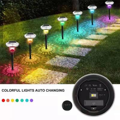 China Modern - Price 3000K RGB Outdoor Colorful Decoration Good Quality Height Lawn Lamp Christmas Solar Powered Pathway Lights Outdoor Solar LED Lawn Lamp for sale