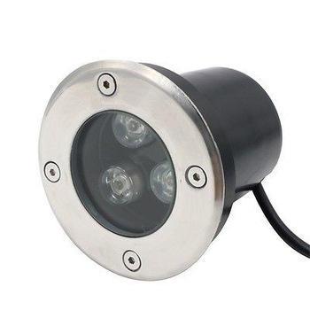 China LED Inground Under Ground Lamp 3W IP65 LED Ground Light Waterproof Outdoor Waterproof Floor Inground Light For Garden Recessed Spotlight for sale