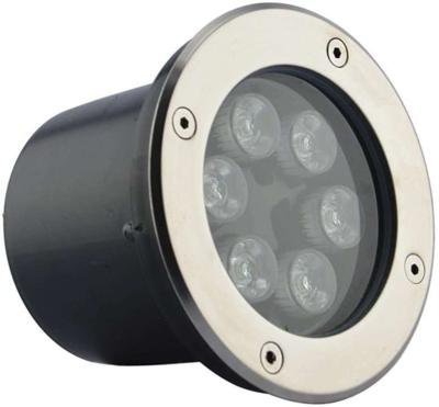 China LED Inground Under Ground Light High Quality Modern Outdoor IP65 Recessed Waterproof 6W High Power 304 Stainless Cover Body Aluminum Inground LED Light for sale