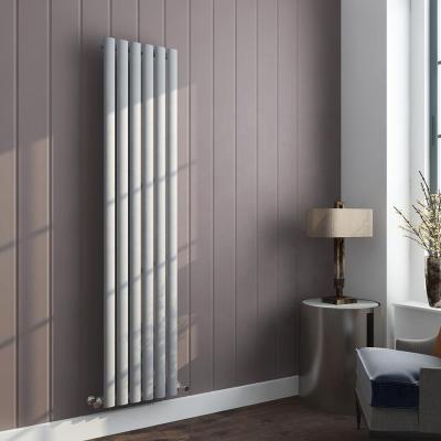 China SUN-R10VERTICAL CHROM Heater Heated Towel Racks Hot Water Radiator Heater for sale