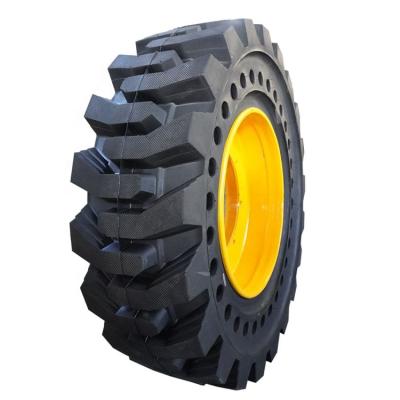 China LOADER Wheel Loader Tire With Rim Backhoe OTR Solid Tire 16/70-24 17.5-24 for sale