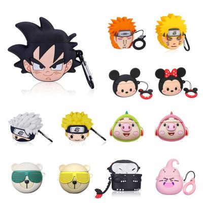 China Highly Shockproof Material Cute Cartoon Earphone Accessories Cover Dog Bear Silicone For Airpod Case For Airpod 1/2 for sale