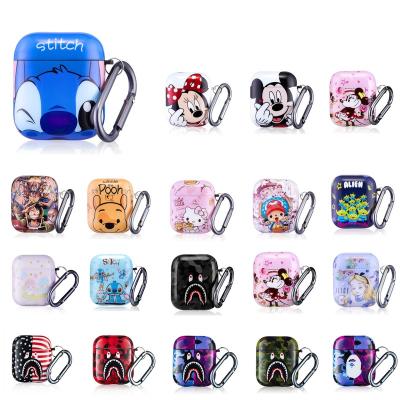 China Case For Airpod IMD Case For Air Pods 2 Cases Shock Proof Cover Device IMD PC TPU Cartoon Anime Ctute Case For Apple AirPods Pro Case Cover for sale