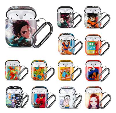 China Japan Anime Dragon Ball Characters Cartoon Pattern Astronaut Mini IMD Picture 3D Picture Highly Shockproof Material Popular Earphone Cover For AirPods 1/2 Case for sale