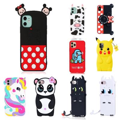 China Cute Shockproof Shockproof For iPhone Series Cute Animal Design Protective Cell Phone Mobile Case For iPhone 12 Pro Max for sale