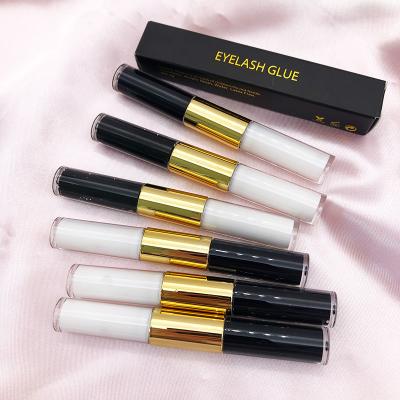 China For Strip Eyelash Glue 2 In 1 Wick Glue Latex Free Waterproof Customize Private Label Glue Eyelash Eyeliner Pen Whipped Eyelash Adhesive for sale