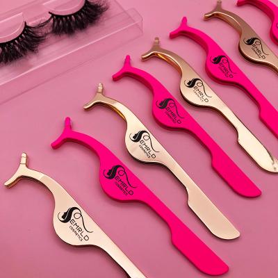 China For False Eyelash OEM Accept Lash Tweezers Private Label Tweezers For Eyelashes for sale