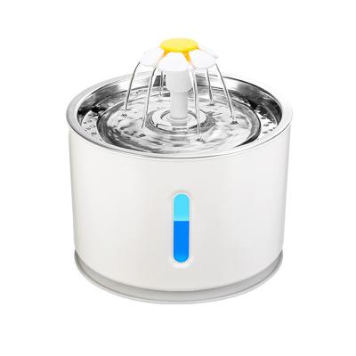 China Automatic Intelligent Circulation Filter Cat Bowl Water Dispenser Stainless Steel Usb Charging Automatic Fountain Pet Water Dispenser for sale