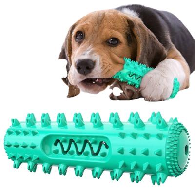 China Wholesale Viable Durable Toy Squeaky Anti-bite Dog Toothbrush Pet Shop Cleaning Toys Smaller Interactive Durable Pet Teeth Dog Toothbrush Cleaner Toys for sale