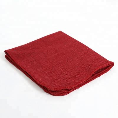 China Viable Automatic Machine Wiping Mechanic Detailing Cotton Cleaning Cloth Industrial Shop Towel Red Roll Rags for sale