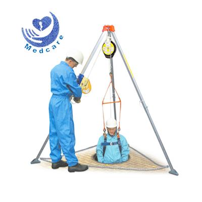 China National High Strength Aluminum Confined Space Operation Certification MT-FT1 Lifting Rescue Aluminum Rescue Tripod for sale