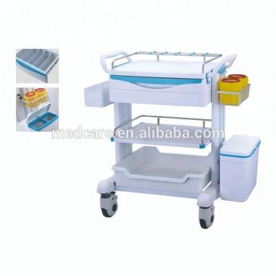 China Hospital Trolley MTTR21 High Quality ABS Plastic Medical Device Treatment Trolley for sale