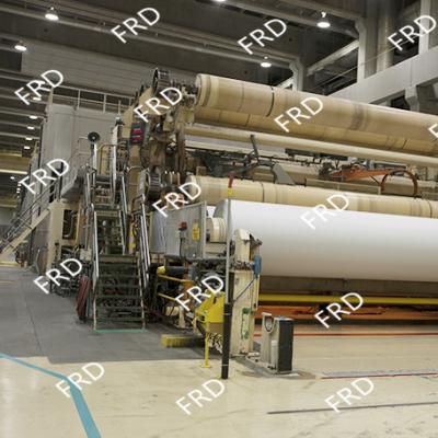 China Culrure paper making machine 3300mm 100T jumbo roll cut a4 size copy paper making production machinery to produce notebook for sale