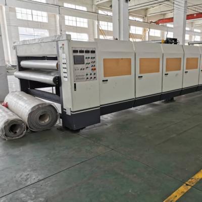 China Full Automatic Cardboard Box Making Machine Four Color Flexo High Speed ​​Automatic Paper Printing Machine for sale