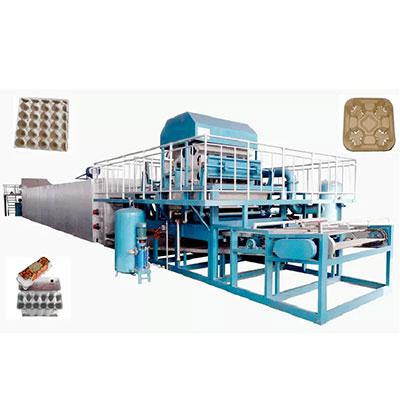 China Paper Industry Full Automatic Egg Tray Machine /Egg Tray Dryer Machine 4*8-4500pcs per hour for sale