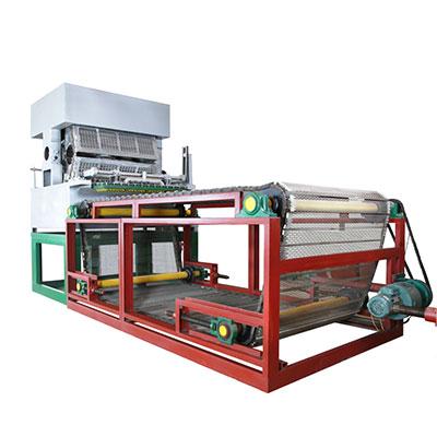 China Egg packing industry Henan friends small business waste paper pulp recycling automatic tray/egg cartoning machine price for sale