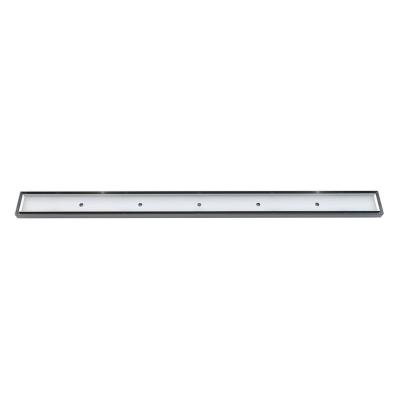 China Modern Professional Brushed Linear 304 Stainless Steel Rectangle Shower Floor Drain Manufacturer for sale