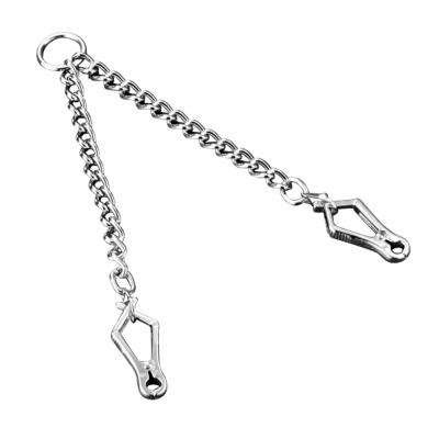 China Viable Quality Pet Chain Leash Dog Scissors Break Torque Chain for sale