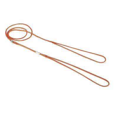 China High Quality Sustainable Pet Product Round Show Knitting Lead With Round Tube Dog Leash for sale