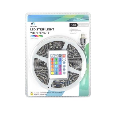 China Warehouse Led TV backlight strip USB 5050 waterproof IP65 5V RGB Indoor Bar addressable Led Strip Light for sale