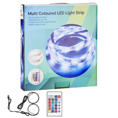 China Warehouse Hot sale SMD5050 for home TV background/Floor IP65 With Remote Control Addressable RGB Smart Led Strip for sale