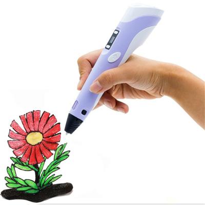 China DIY Art Creation Children Adult 3D Plastic Graffiti Painting Toy 3D Printing Pen for sale