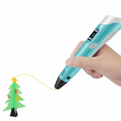 China New Product Low Price Christmas Gift Plastic Mini 3 D Painting Set 3D Printing Drawing Printer Pen for sale