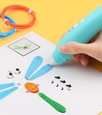 China Easy to operation one key to charging/discharging printing pen cheap filament 3 d pen printer ABS 3 d drawing 3 d printing pen at low temperature for sale