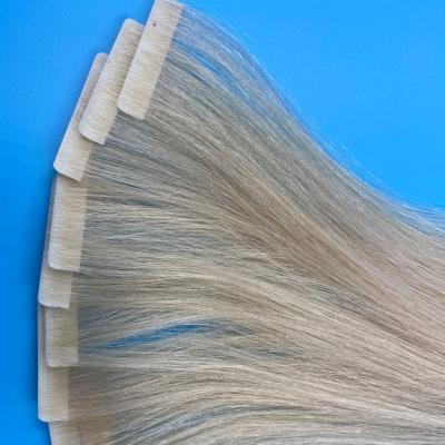 China Beautiful Hair European Cuticle Virgin Silky Straight Remy Human Hair Seamless Tape in Hair Extensions for sale