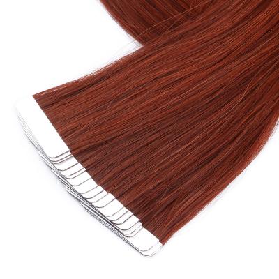 China Factory Price Pulled Belle Hair Wholesale Price Super Silky Straight Double Tape Hair Extensions for sale