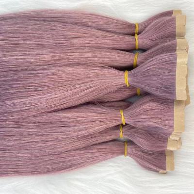 China Belle Hair Wholesale Price Double Tape Hair Extensions Silky Straight Pulled Cuticle Aligned Hair for sale