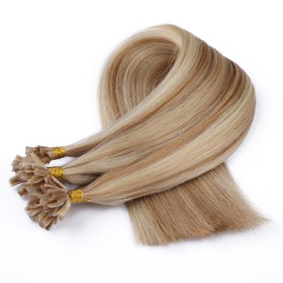 China Belle Hair Wholesale High Quality Silky Straight Double Virgin Keratin Hair Remy U Tip Pulled Extension for sale